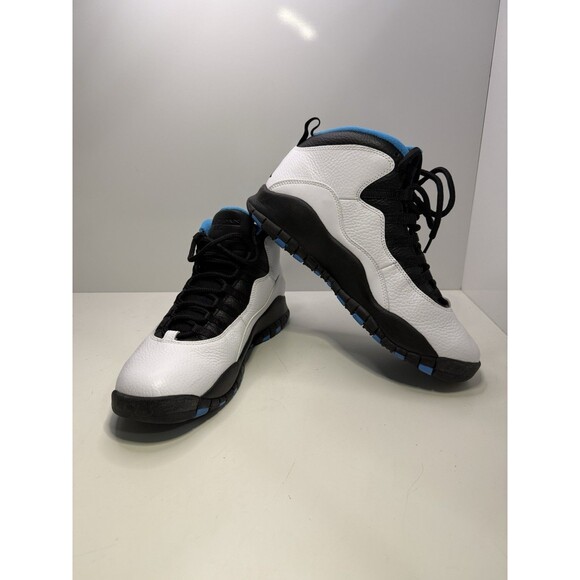 Nike Air Jordan 10 Retro Powder Blue White Black 310805-106 Sz 10.5 w/ Box - Picture 1 of 13